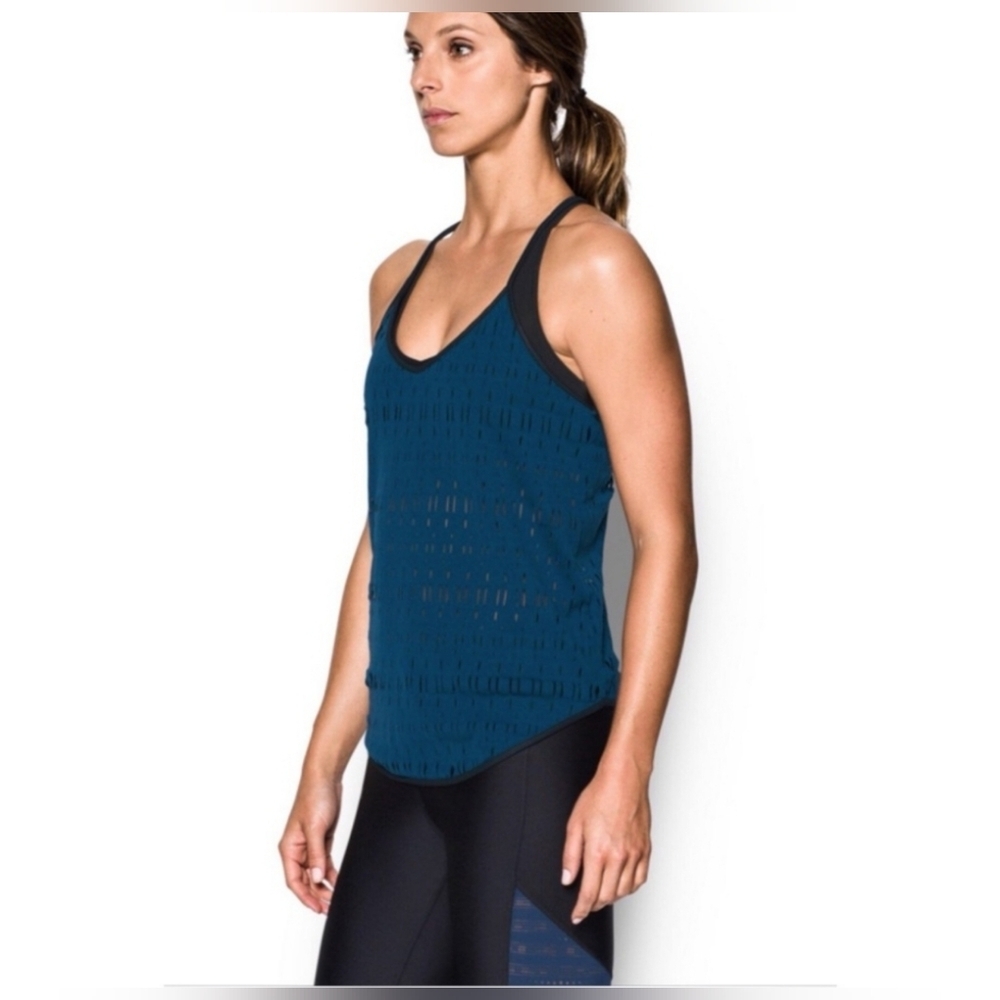 Under Armour  - Med. Blue Tank